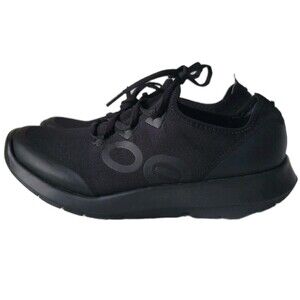 Oofos Oomg Sport LS Black Lace Up Recovery Comfort  Shoes Mens Size 10.5
